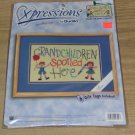 GRANDCHILDREN SPOILED HERE - CUTE NEEDLEPOINT