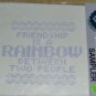 FRIENDSHIP IS A RAINBOW BETWEEN TWO PEOPLE -HEARTS-NEW
