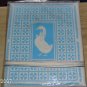 MONARCH HORIZONS, 1985, GOOSE QUILT, APPROX 11 X 14