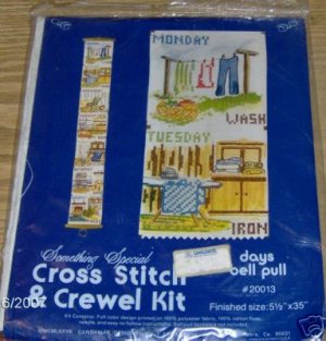 DAYS BELL PULL - VINTAGE KIT FROM CANDAMAR DESIGNS