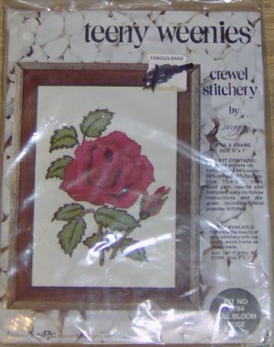 TEENY WEENIES FULL BLOOM ROSE - SO PRETTY - NIP
