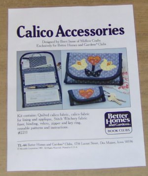 BLUE CALICO ACCESSORIES KIT FROM B H & G - PRETTY