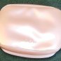 IVORY COSMETIC CASE W/ REMOVABLE POCKET, NEW