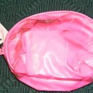 CUTE PINK COIN PURSE/COSMETIC BAG WITH CIRCLES, NEW