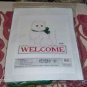 PRETTY KITTEN WELCOME - ALL FESTIVE WITH A GREEN BOW