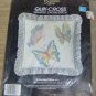 BEAUTIFUL BUTTERFLY PILLOW KIT FROM GOLDEN BEE-LACE EDG
