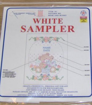 JACK DEMPSEY BEAR AND BUNNY SAMPLER-CUTE-1