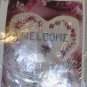 PRETTY WELCOME SIGN-HEART SHAPED-KIT-NEW- LOOK