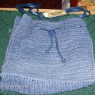 CROCHETED BAG, NWT,CALFORNIA EDITIONS, WITH DRAWSTRING