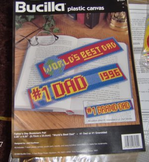 WORLDS BEST AND NUMBER ONE DAD BOOKMARK PAIR