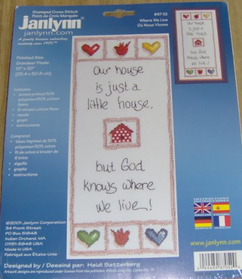 OUR HOUSE IS LITTLE HOUSE,GOD KNOWS WHERE WE LIVE