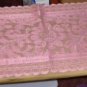 PINK CROCHET TABLERUNNER-NEW- FLOWERS-TAKE A PEEK
