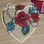 SWEET ROSE DOOR HANGER OR WALL DECO - NWT