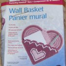 PRETTY PINK HEART WALL BASKET FROM UNIE - REALLY SWEET