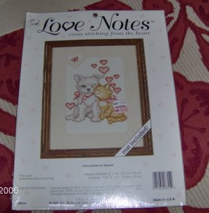 JUST DARLING FIRST LOVE KITTY AND PUPPY FROM LOVE NOTES