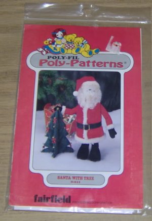 CUTE SANTA AND TREE POLY FIL PATTERN