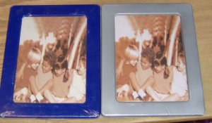 9 PLASTIC FRAMES 5 X7 , NEW IN PLASTIC, GREAT DEAL