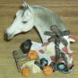Pretty Horse Picture, Brush,& Knick Knack, Cute