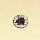 Colored New York Sate Quarter Collector Item - New