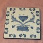 Blue Trivet With Heart Design, Very Pretty