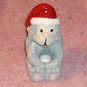 Puppy Mini Taper Holder,Christmas Hat,Cute Decoration