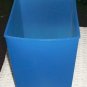 Small Blue Plastic Waste Can, Great for under Desk