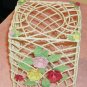 Very Pretty Flowered Desk Set,Kleenex,Wastecan,Organize