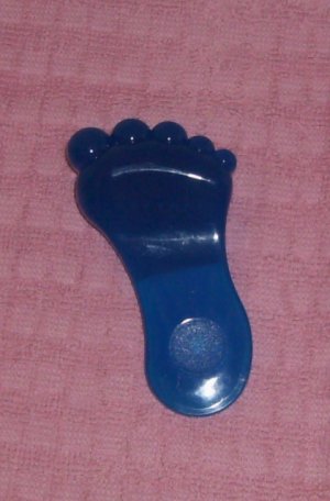 Foot Shaped Brush For Rough,Dry,Dead Skin,Blue, Cute