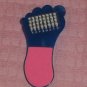 Foot Shaped Brush For Rough,Dry,Dead Skin,Blue, Cute