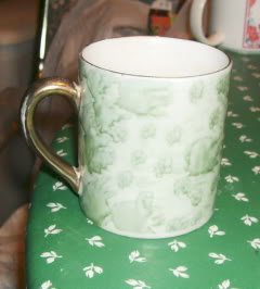 Green Print Cup, Very Pretty Design