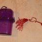 Small Purple Container,Use For Hair Ties,Jewelry,More