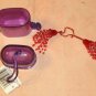 Small Purple Container,Use For Hair Ties,Jewelry,More