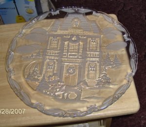 Home Beautiful Christmas Charm Platter- Holiday,Anytime