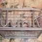 "Junk Basket"-Cute Container For Desk or Counter,Silver