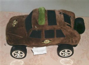 Novelty Sheriffs Car Pillow, Play or Decor,No Tag