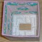 Handmade Pink & Blue Tissue Box Cover, Boutique Style