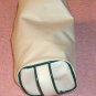 White Barrel Bag w/ Green Trim, Log Style,From Avon