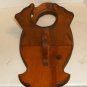 Wooden Wall Sconce,Engraved Design,With A Shelf,Pretty