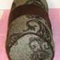 Brown Paisley Pillow,Log Style,Perfect for Couch,Pretty