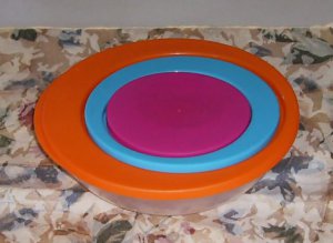 Nice Nesting Mixing Bowl Set,Bright Colors, Set of 3