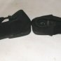 Black Sandals,No Brand, Size 7 Med,Fabric,Criss Cross Strips,Nice Summer Shoe