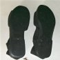 Black Sandals,No Brand, Size 7 Med,Fabric,Criss Cross Strips,Nice Summer Shoe