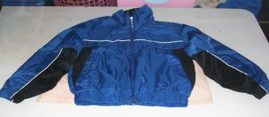 J C Penney Toddlers Jacket, Lined,Size 7,White Piping