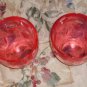 Set of 4 Plastic Glasses From Creative Ware.Barrel Shap