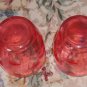 Set of 4 Plastic Glasses From Creative Ware.Barrel Shap