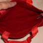 Red Fabric Bag,Grt Pencil Bag or Sm Lunch or Book Bag