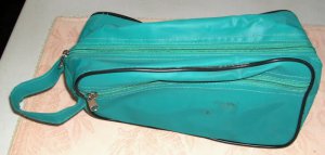 Green Shaving or Travel Bag, Also Work as A Shoe Bag
