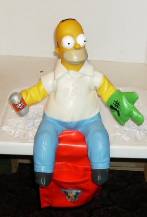 Homer Simpson Talking Remote Holder,Blue Ridge Int,Cute
