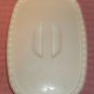 Container w/Scalloped Edge Lid,Aristo Gem,Fruit Embosse