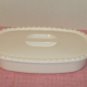 Container w/Scalloped Edge Lid,Aristo Gem,Fruit Embosse